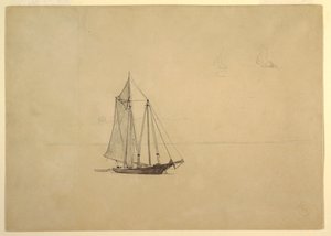 Goélette avec annexe - Winslow Homer