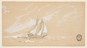 Goélette avec Trois Doris - Winslow Homer