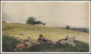 Bergère de la ferme de Houghton, 1878 - Winslow Homer