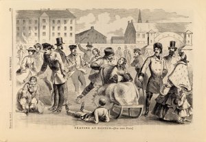 Patinage à Boston, tiré de Harper