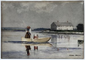 Pêche à la lance, fin des années 1800