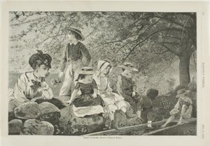 Fleurs de printemps - Winslow Homer