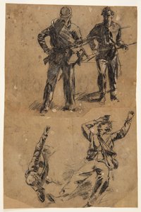Études de soldats - Winslow Homer