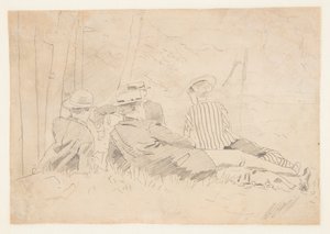 Étude pour "La partie de pêche" - Winslow Homer