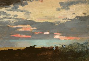 Coucher de soleil, baie de Saco