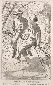 Se balancer dans un bouleau, 1867 - Winslow Homer
