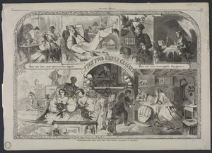 Jour de Thanksgiving, 1860 - Les Deux Grandes Classes de la Société, 1860