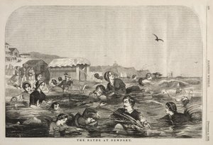 Les Bains à Newport, 1858 - Winslow Homer