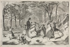 Le Boston Common, 1858