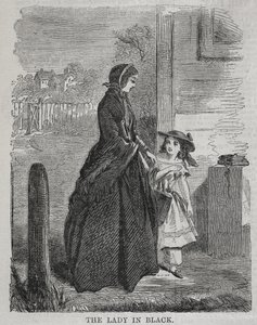La Dame en noir, 1860