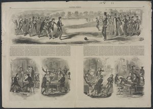 Le match entre les Sophs et les Freshmen, 1857