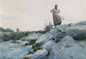 Le ramasseur de brindilles, 1883 - Winslow Homer