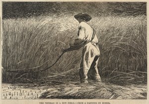 Le vétéran dans un nouveau domaine, extrait du Frank Leslie