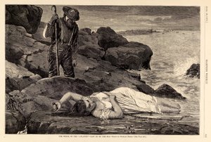 The Wreck on the "Atlantic" --Cast up by the Sea, tiré de Harper