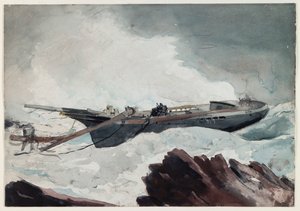 La goélette naufragée - Winslow Homer