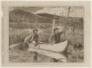 Piégeage dans les Adirondacks - Winslow Homer