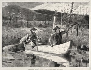Piégeage dans les Adirondacks, 1870 - Winslow Homer