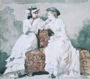 Deux Dames, 1880 - Winslow Homer