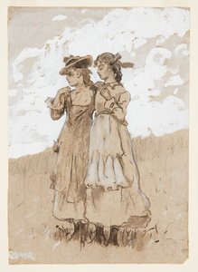 Deux jeunes filles - Winslow Homer