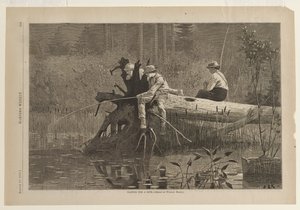 En attendant une touche - Winslow Homer