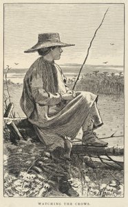 Watching The Crows, tiré de Our Young Folks, juin 1868 - Winslow Homer