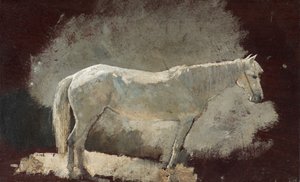 Jument blanche, vers 1868 - Winslow Homer