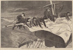 Hiver en mer - Réduire la voile au large de la côte - Winslow Homer