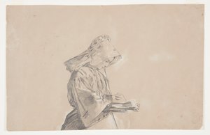 Femme en bonnet de soleil - Winslow Homer