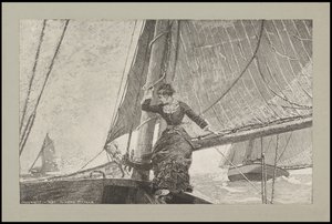Jeune fille en yachting - Winslow Homer