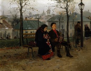 Sur le boulevard - Wladimir Jegorowitsch Makowski