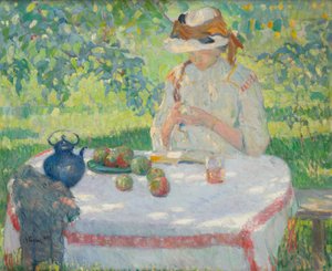 Dans le jardin - Wlodzimierz Blocki