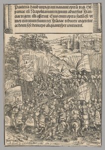 Conquête de Naples, planche 17 de Scènes historiques de la vie de l