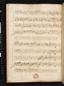 Adagio et fugue en do mineur, K. 546, Add. 28996, f.11v - Wolfgang Amadeus Mozart