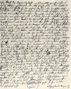 Lettre autographe de Mozart