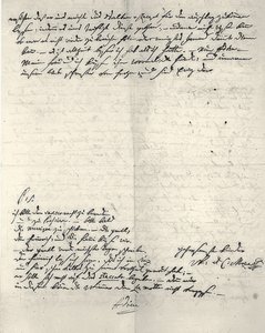 Lettre autographe de Wolfgang Amadeus Mozart - Wolfgang Amadeus Mozart