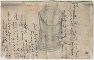 Coupe octogonale (verso)