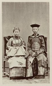 Couple de mariés chinois de Ternate