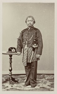 Portrait du régent de Blora - Woodbury and Page