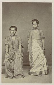 Deux filles javanaises - Woodbury and Page