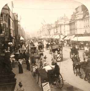 Regent Street, Londres, 1896 - Works and Sun Sculpture Studios