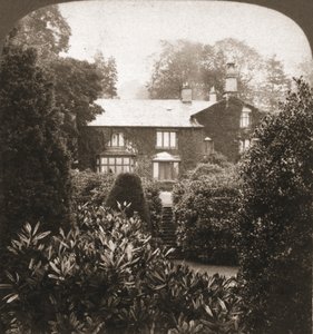 Rydal Mount, maison de William Wordsworth, Lake District, Angleterre, 1903