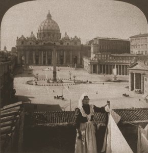Saint-Pierre et le Vatican, 1905 - Works and Sun Sculpture Studios