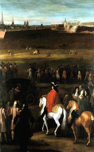 Les grandes batailles de Louis XIV : Réduction de la citadelle de Cambrai, 1677 - Workshop of Adam Frans van der Meulen