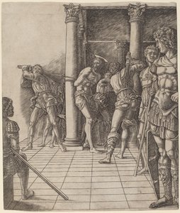 Flagellation du Christ, avec le pavé
