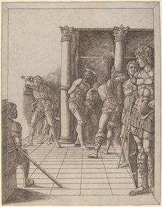 Flagellation du Christ, avec le pavé