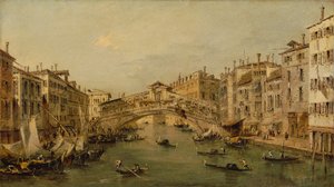 Venise: Le Rialto - Workshop of Francesco Guardi