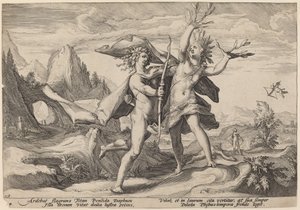 Daphné transformée en laurier