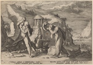 Deucalion et Pyrrha repeuplant la Terre