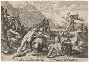 Neptune complotant la destruction de l