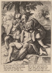 La Sagesse des fous - Workshop of Hendrick Goltzius, after Karel van Mander I